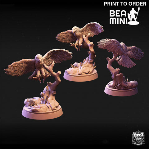 Wild Hawk | BeaMini Print to Order Miniature