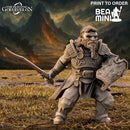 Thargrim - Dwarven Fighter | BeaMini Print to Order Miniatures