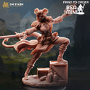 Octavia, Tiefling Swashbuckler | BeaMini Print to Order Miniatures
