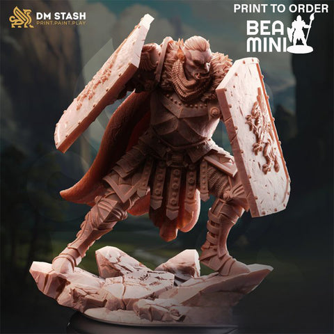 Orc Paladin | BeaMini Print to Order Miniatures