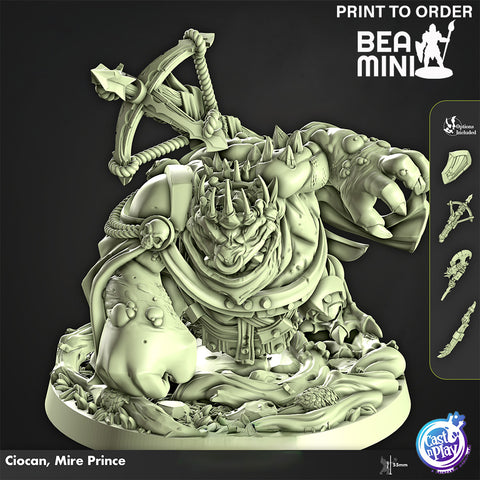 Ciocan, Mire Prince | BeaMini Print to Order Miniatures