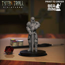 Animated Armour 05 | BeaMini Print to Order Miniatures