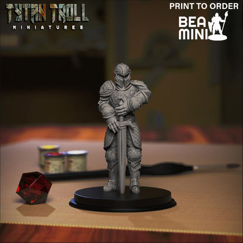 Animated Armour 05 | BeaMini Print to Order Miniatures