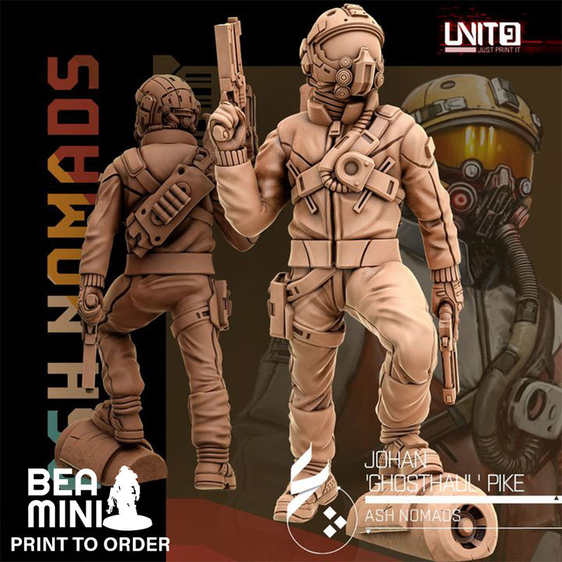 Johan 'Ghosthaul' Pike | BeaMini Print to Order Miniatures