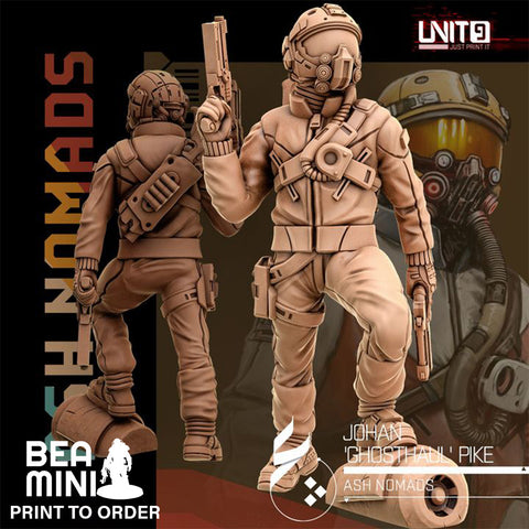 Johan 'Ghosthaul' Pike | BeaMini Print to Order Miniatures
