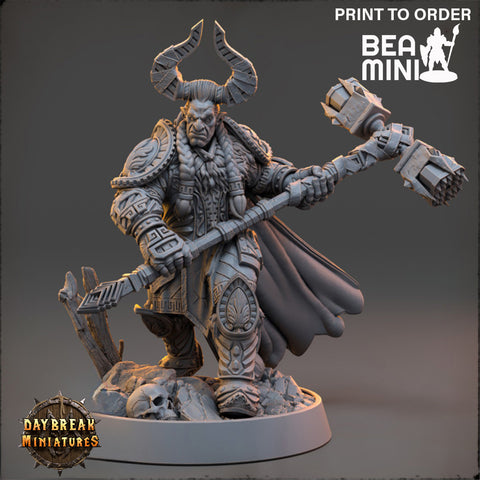 Gorden Shadowcaster - Hobgoblin Cleric | BeaMini Print to Order Miniatures