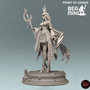 Caelina, Fae Wizard | BeaMini Print to Order Miniatures