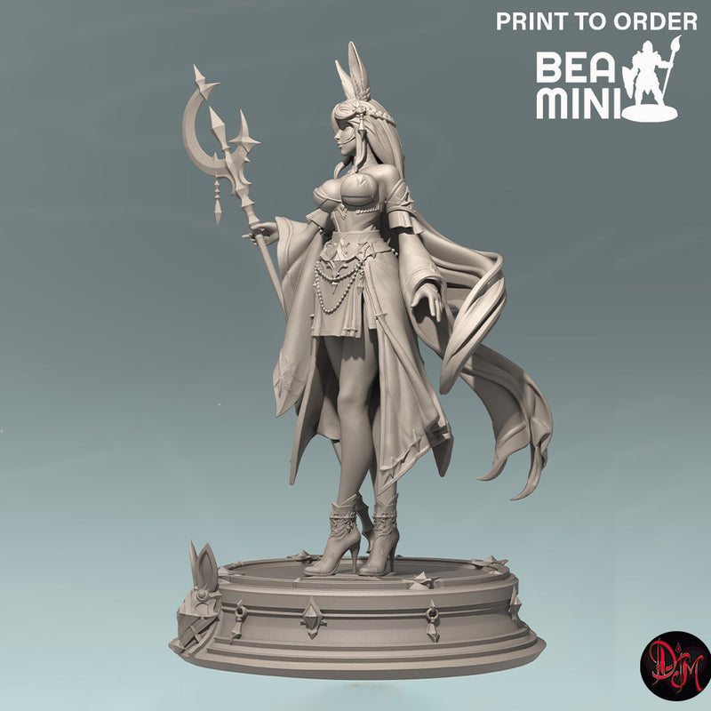 Caelina, Fae Wizard | BeaMini Print to Order Miniatures