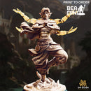 Monk of the Astral Sun - Caryian | BeaMini Print to Order Miniatures