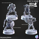 Necromancy Minions | BeaMini Print to Order Miniatures