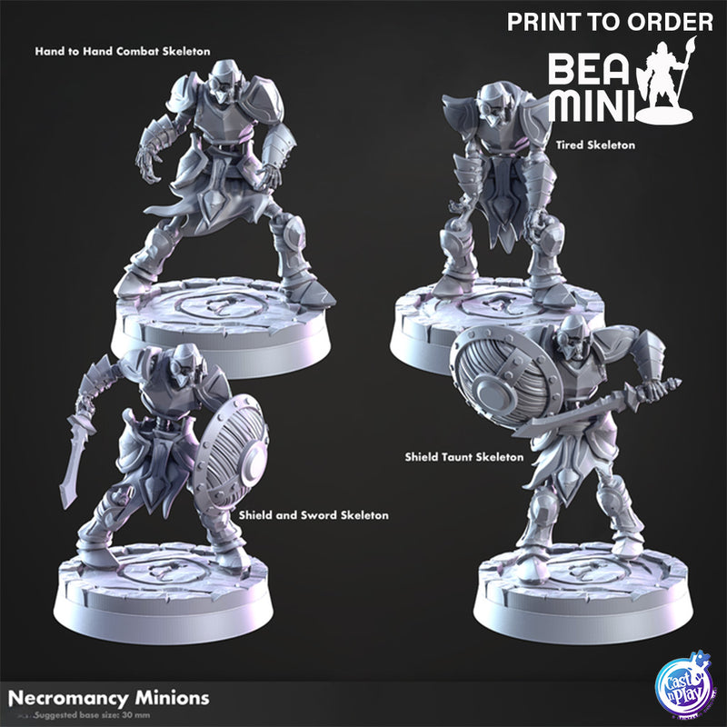 Necromancy Minions | BeaMini Print to Order Miniatures