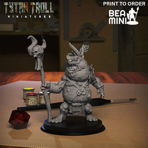 Slaad Toadfolk 01 | BeaMini Print to Order Miniatures