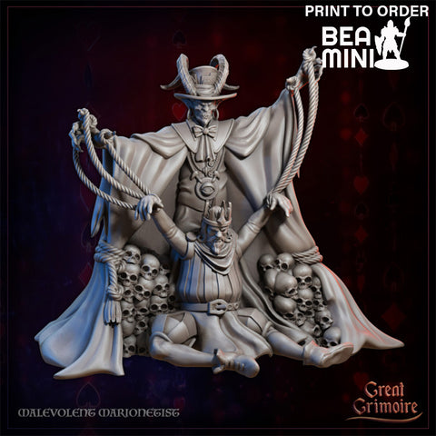 Malevolent Marionetist | BeaMini Print to Order Miniatures