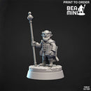 Gnome Wizard | BeaMini Print to Order Miniature