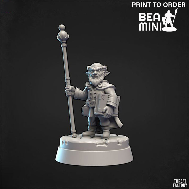 Gnome Wizard | BeaMini Print to Order Miniature
