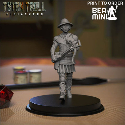 Crossbowman 04 | BeaMini Print to Order Miniatures