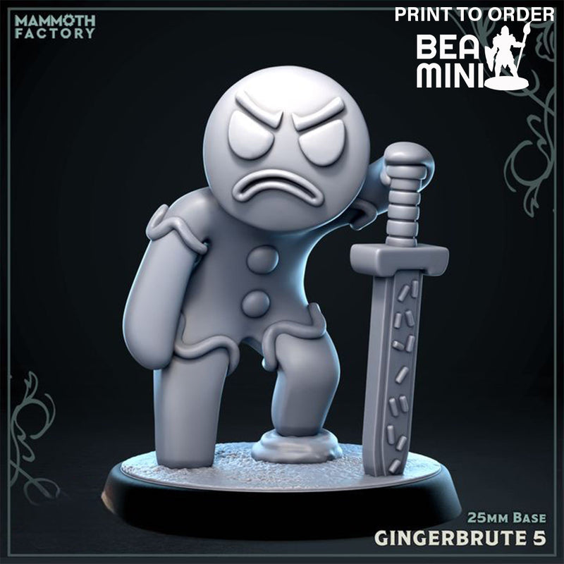 Gingerbrute 5 | BeaMini Print to Order Miniatures