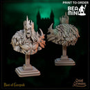 The Dead King Gorgosh - Bust | BeaMini Print to Order Miniatures