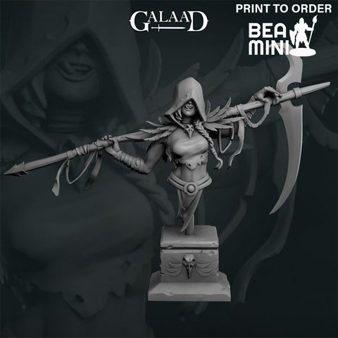 Reaper Bust | BeaMini Print to Order Miniatures