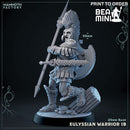 Eulyssian Spearman 1b | BeaMini Print to Order Miniatures
