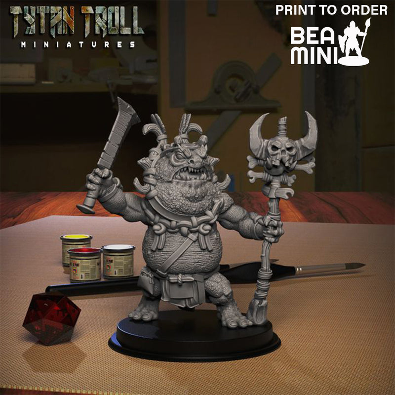Slaad Toadfolk 07 | BeaMini Print to Order Miniatures