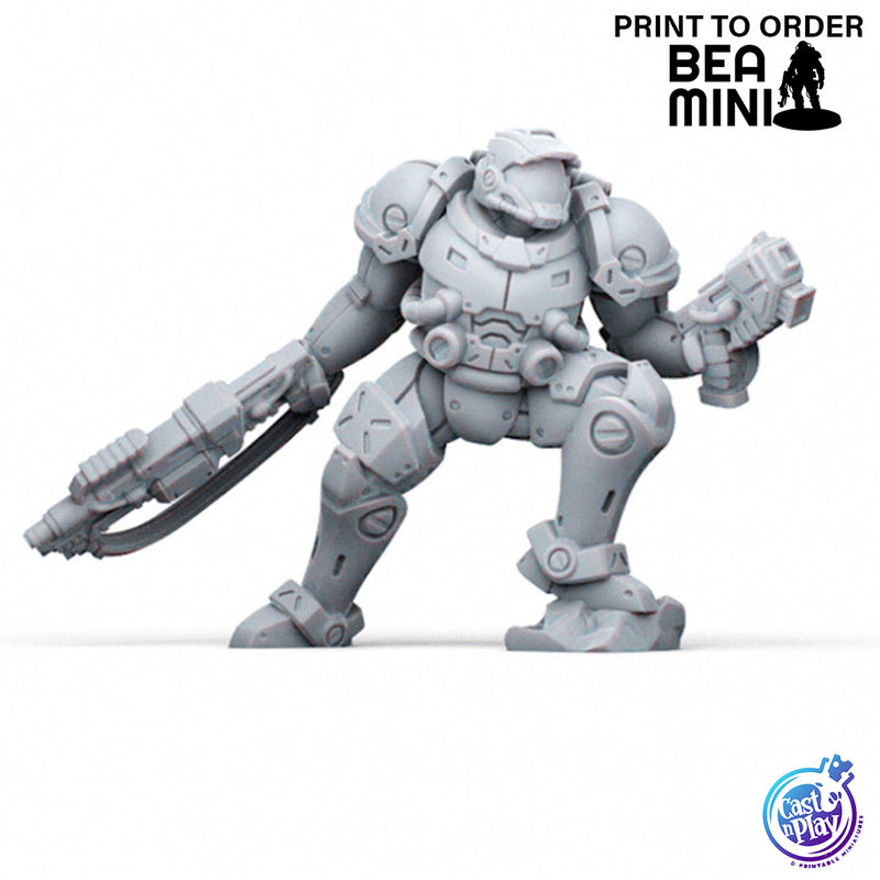 Exo Marine | BeaMini Print to Order Miniatures