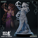 Megorga the Medusa | BeaMini Print to Order Miniatures