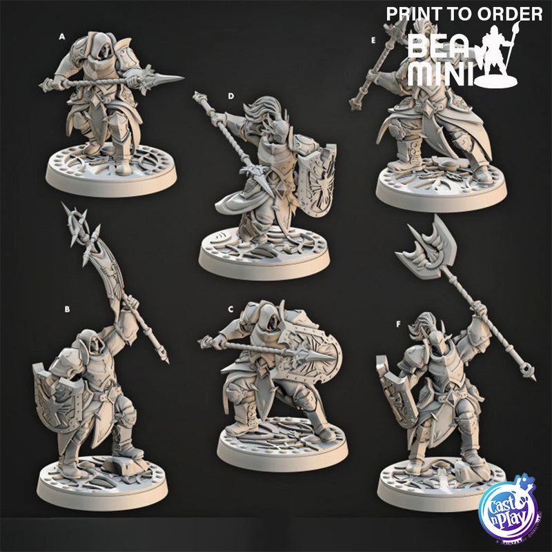 Human Paladin | BeaMini Print to Order Miniatures
