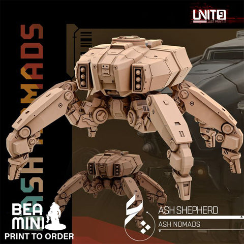 Cyberpunk - Ash Shepherd | BeaMini Print to Order Miniatures