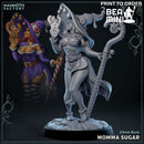Momma Shugga the Witch | BeaMini Print to Order Miniatures