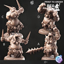 Giff Barbarian | BeaMini Print to Order Miniatures