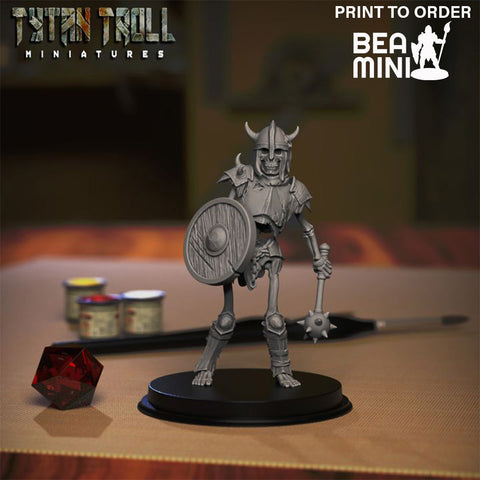 Skeleton 06 | BeaMini Print to Order Miniatures