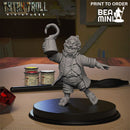 Halfling Tavern Guest | BeaMini Print to Order Miniatures