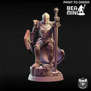 Human Cleric | BeaMini Print to Order Miniature
