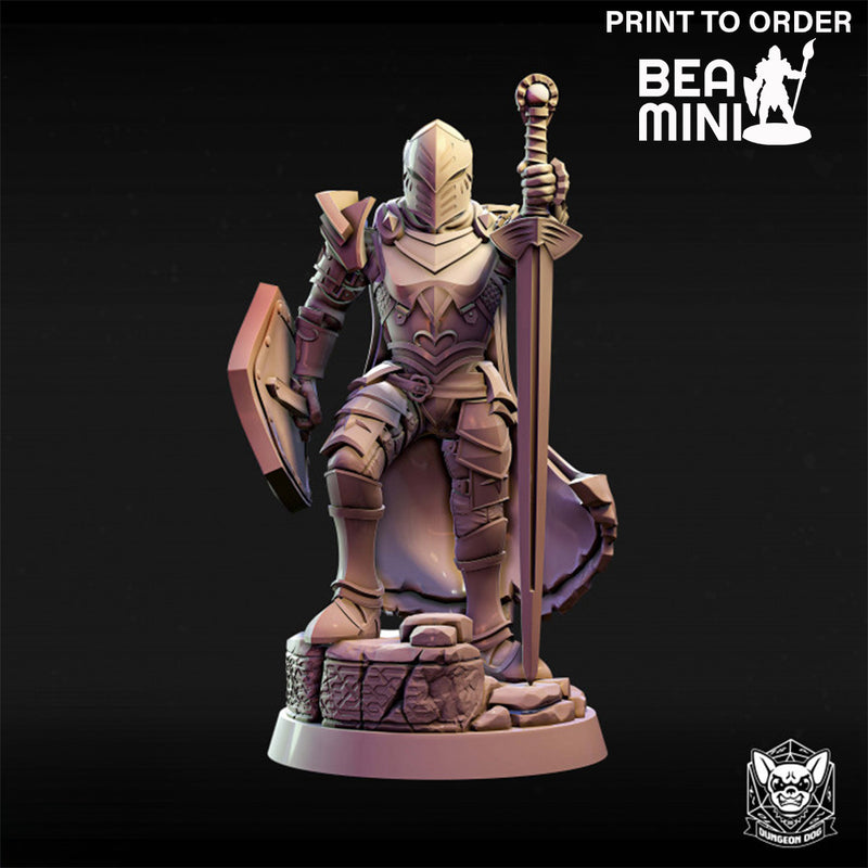 Human Cleric | BeaMini Print to Order Miniature