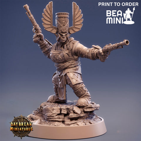 Kranka Doubleshot - Dwarven Artificer | BeaMini Print to Order Miniatures