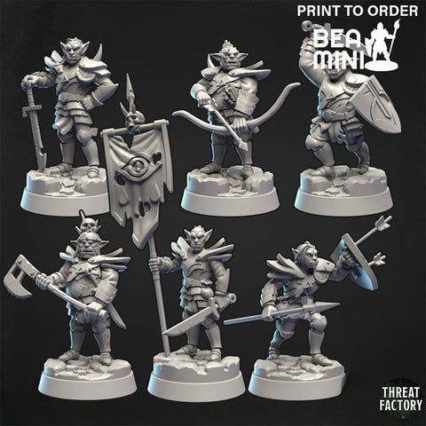 Hobgoblin Warband | BeaMini Print to Order Miniatures