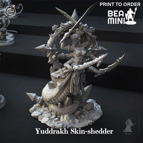 Yuddrakh Skin-Shedder | BeaMini Print to Order Miniatures