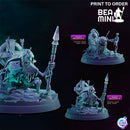 Rising Skeletons | BeaMini Print to Order Miniatures