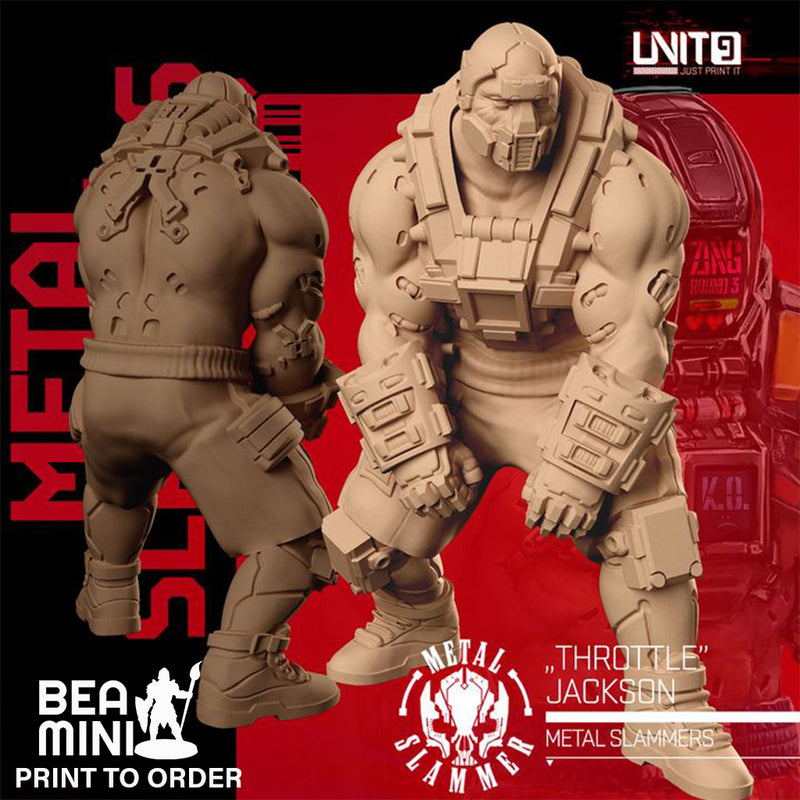 "Throttle" Jackson | BeaMini Print to Order Miniatures
