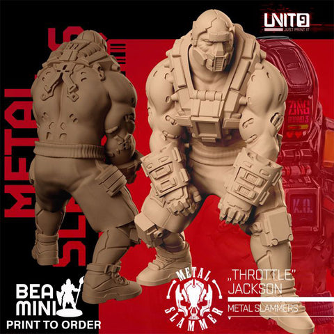 "Throttle" Jackson | BeaMini Print to Order Miniatures