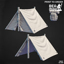 Two Camping Tents + Bag | BeaMini Print to Order Miniatures