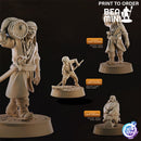 Ship Crew Members | BeaMini Print to Order Miniatures