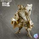 Mansol the Book Seller | BeaMini Print to Order Miniatures