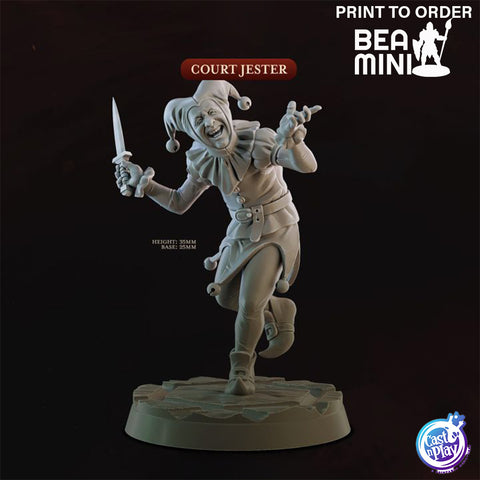 Court Jester | BeaMini Print to Order Miniatures