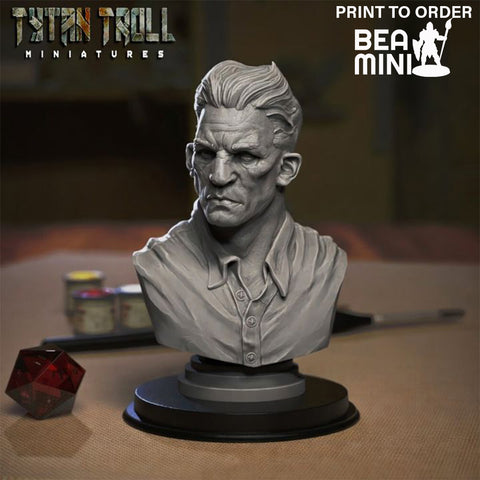 Dishonoured Bust | BeaMini Print to Order Miniatures