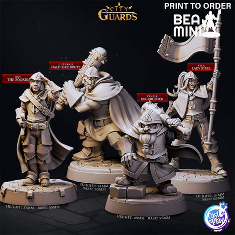 City Guard | BeaMini Print to Order Miniatures