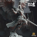Lydia the Merciless - Ascended Knight | BeaMini Print to Order Miniatures