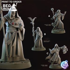Human Cleric | BeaMini Print to Order Miniatures