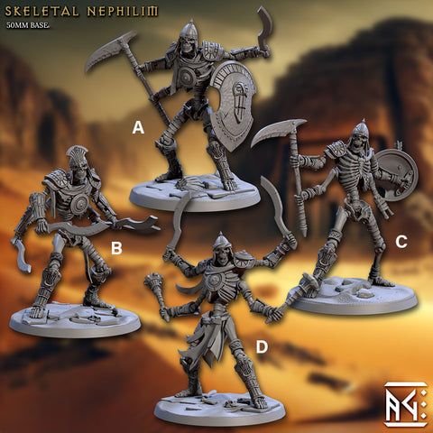Skeleton Nephilim | BeaMini Print to Order Miniatures